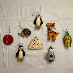 Wool felt ornament,keychain,bag pendant, Christmas tree decoration